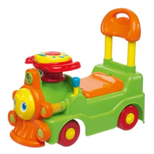 Chicco - Green and Orange New Loco Train Sit N Ride