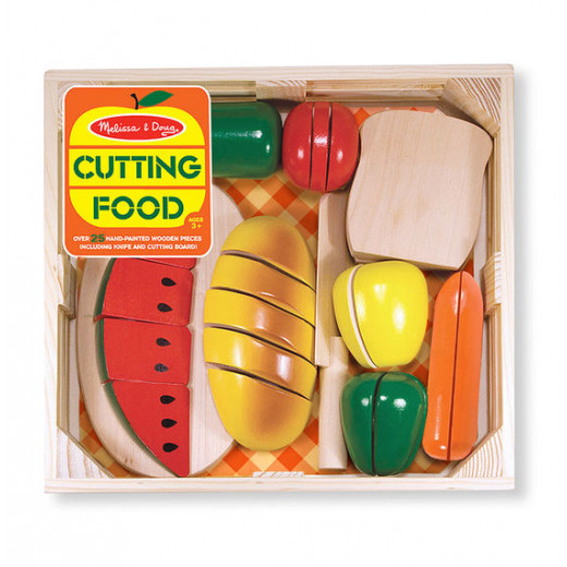 Melissa & Doug Cutting Food - Wooden Play Food