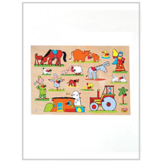 Edu Fun Sided Play Board (Egyptian farm)