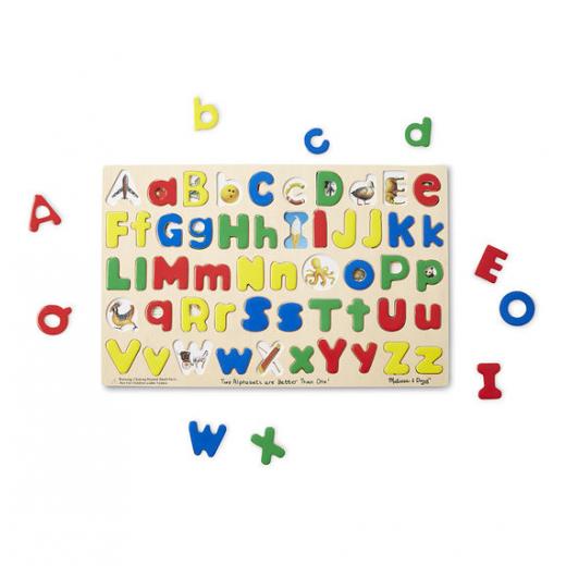 Melissa & Doug Upper & Lower Case Alphabet Puzzle