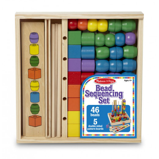 Melissa & Doug Bead Sequencing Set Classic Toy