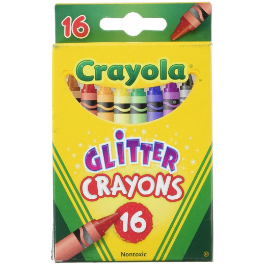 16 قلم تلوين لامع متعدد الألوان من كريولا