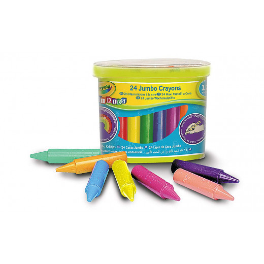 Crayola Mini Kids Jumbo Crayons Set of 24