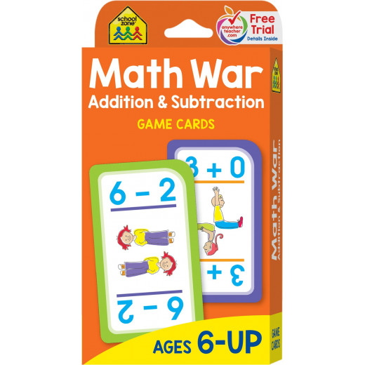 منطقة المدرسة - بطاقات الألعاب - حرب الرياضيات