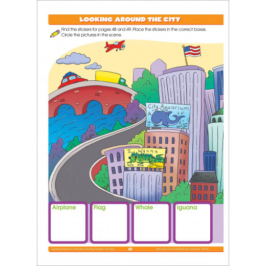 School Zone- alphabet stickers P-K 3-6