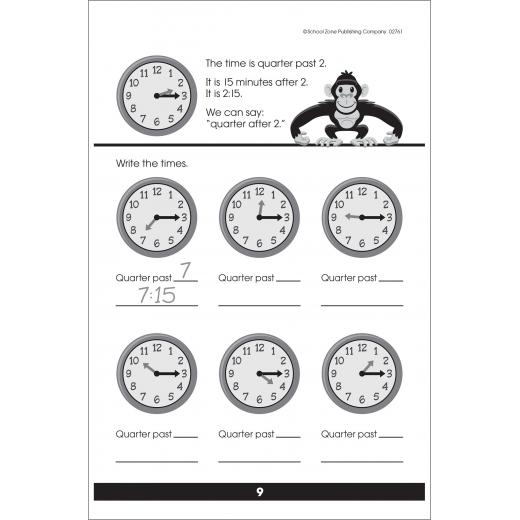 School Zone - Tell Time ages 6-8 a little get ready