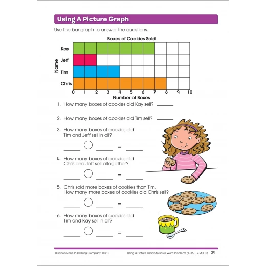 School Zone - Word Problems 1-2 ages 6-8 an i know it