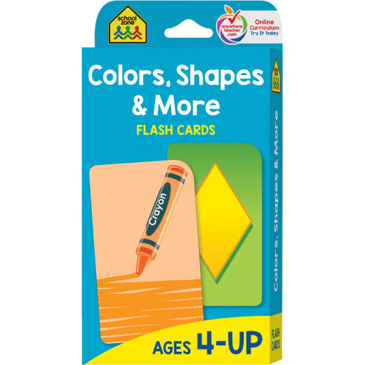 School Zone - Colors, Shapes and More Flash Cards