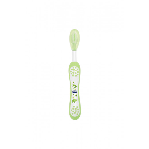 Chicco- Green -  Milk Teeth toothbrush (6 m - 3yrs)