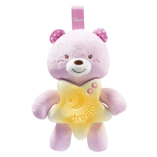 Chicco Toy First Dreams Goodnight Bear - Pink