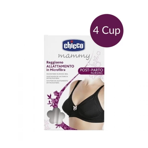 Chicco Bra Microfibre Maternity Pads-Black, 4C