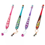 Jordan Children's Toothbrush Jordan Step 3 (6-9 years) Soft Brush with a Cap for Travel - برتقالي