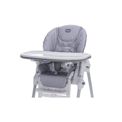 Chicco Polly Easy High Chair, 4 Wheels, Nature