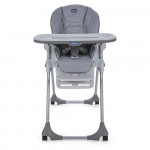 Chicco Polly Easy High Chair, 4 Wheels, Nature