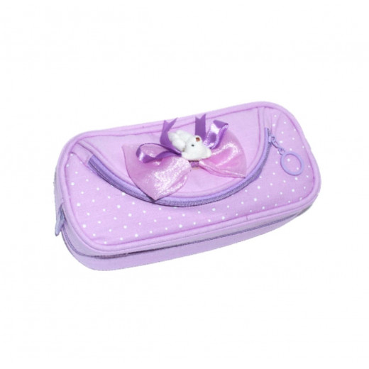 Rectangle Pencil Case, Pink or Purple - Pink