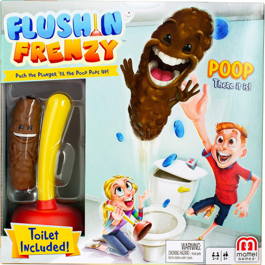 Mattel Games  Flushing Frenzy Game, Multi-Colour