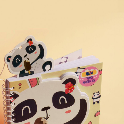 Mofkera Trendy Wire Notebook Panda 15 x 18 CM