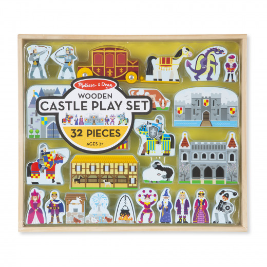 مجموعة ألعاب خشبية بتصميم قلعة من ميليسا آند دوج