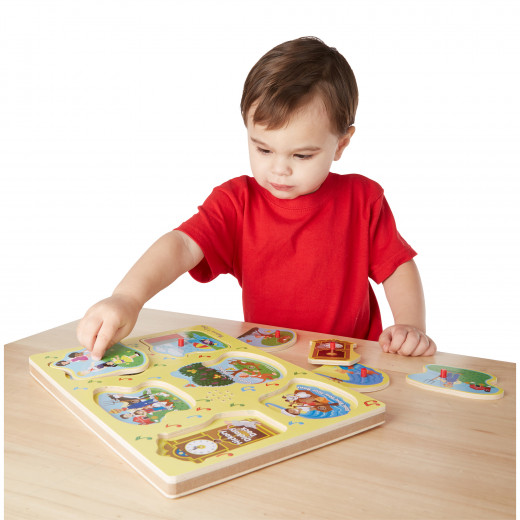 Melissa & Doug Nursery Rhymes 1 Sound Puzzle