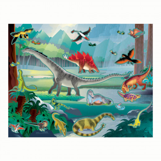 Melissa & Doug Reusable Sticker Pad, Prehistoric Design