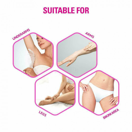 Veet Full Body Waxing Kit for Normal Skin, Easy-Gelwax Technology 20 strips