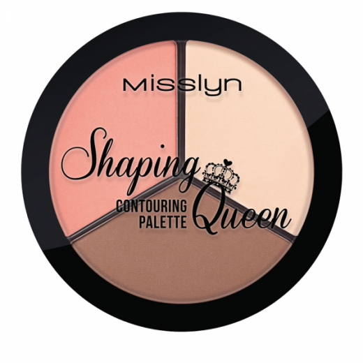 Misslyn Shaping Queen Contouring Blossom Pink Palette, Number 6