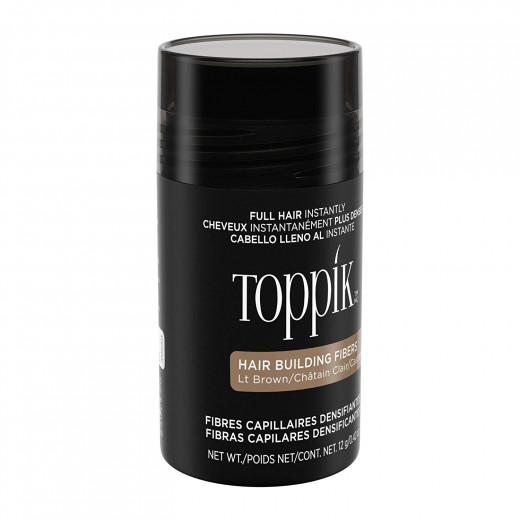 Toppik Hair Building Fibers, Light Brown, 12 grams