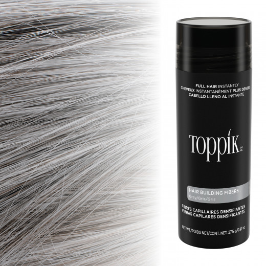 Toppik Hair Building Fibers, Gray, 12g