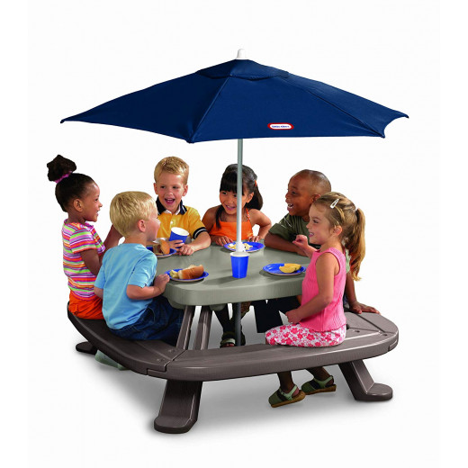 Little Tikes Fold 'n Store Table with Market Umbrella