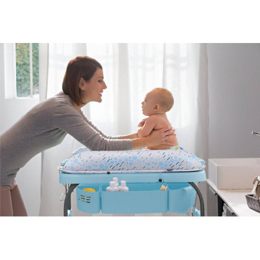 Changing table with bath Chicco Cuddle & Bubble Blue