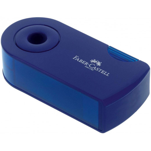 Faber Castell Sleeve Double Hole Sharpener Box, Blue