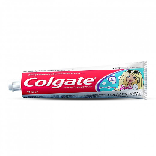 Colgate Kids Toothpaste 6+ Barbie, 50ml