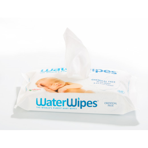 WaterWipes Baby Wipes Sensitive Newborn Skin, 540 Wipes (9 Packs of 60 Wipes)