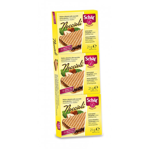 Schar Gluten Free Hazelnut Cream Wafer Bits, 21 Gram, 3 Pieces