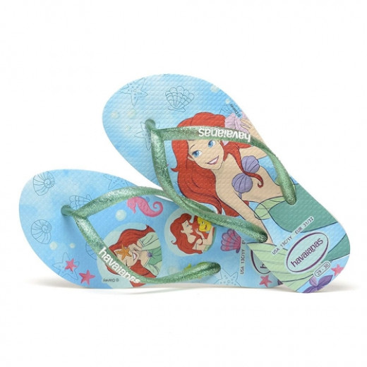 Havaianas Kids Slim Princess White/Green Clover 31/32