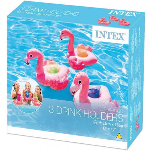 Intex Set 3 Coasters Flamingo, 33 x 25 cm