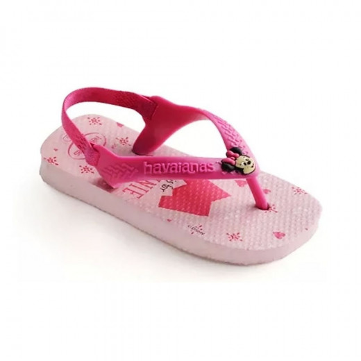 Havaianas Disney Classics Baby Pink Flip Flop, 20