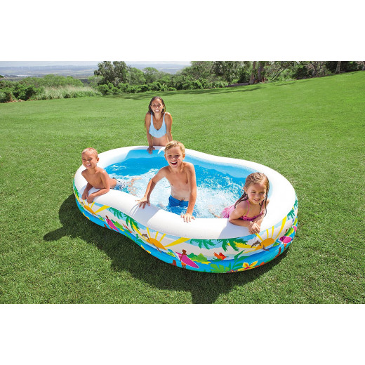 Intex Swim Center Family Lounge Pool 262cm x 160cm x 46cm