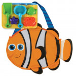 Stephen Joseph Beach Totes with Sand Toy Play Set, Clown Fish