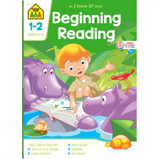 School Zone Beginning Reading 1-2, 64 pages