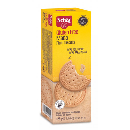 Schär Gluten Free Maria Plain Biscuits, 125 g