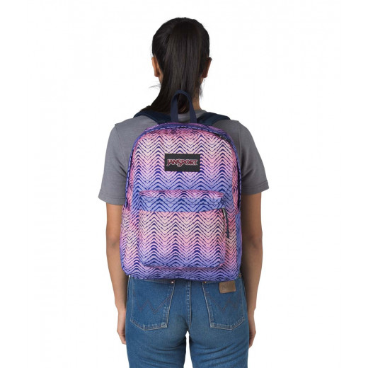 JanSport Plus Backpack, Chevron Fade