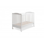 Italbaby Flash Ivory Wooden Cot, White