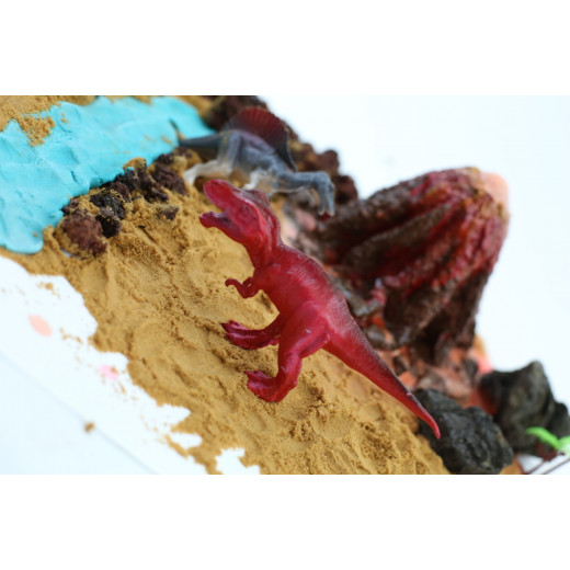 YIPPEE! Sensory Dinosaur Volcano Kit by Rahma