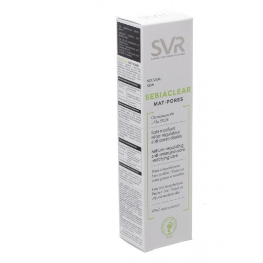 Svr Laboratoires Sebiaclear Matt+pores Cream 40ml. Anti-shining Corrective Care