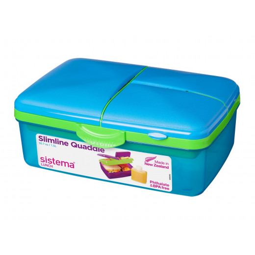 Sistema Lunch Slimline Quaddie, 1.5 L - أزرق