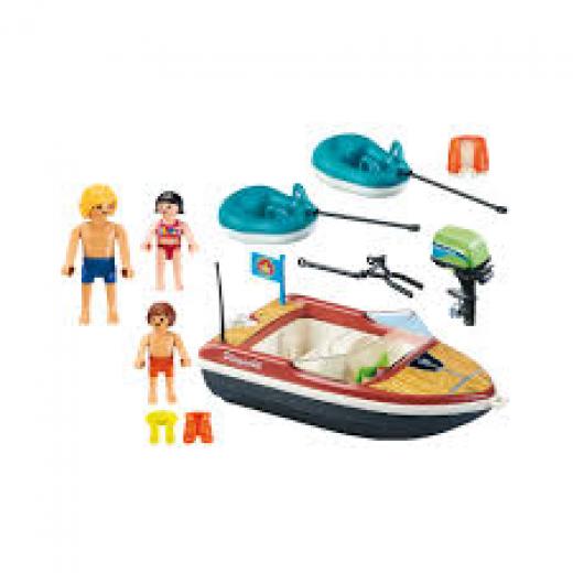 Playmobil - Speedboat with Tube Riders