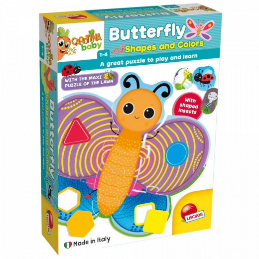 Lisciani Carotina Baby Plus - Butterflies Shapes and Colors