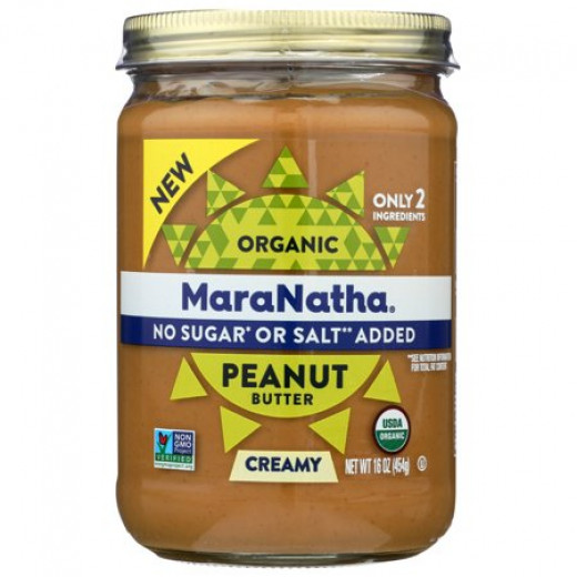 Maranatha  Organic Peanut Butter, Crunchy- No Sugar Oar Salt Added  454g