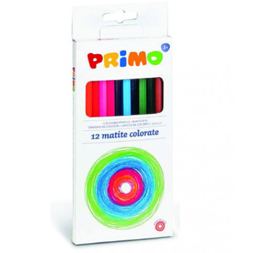 Primo 12 Colors Art Painting Drawing Assorted Wooden Color Pencils